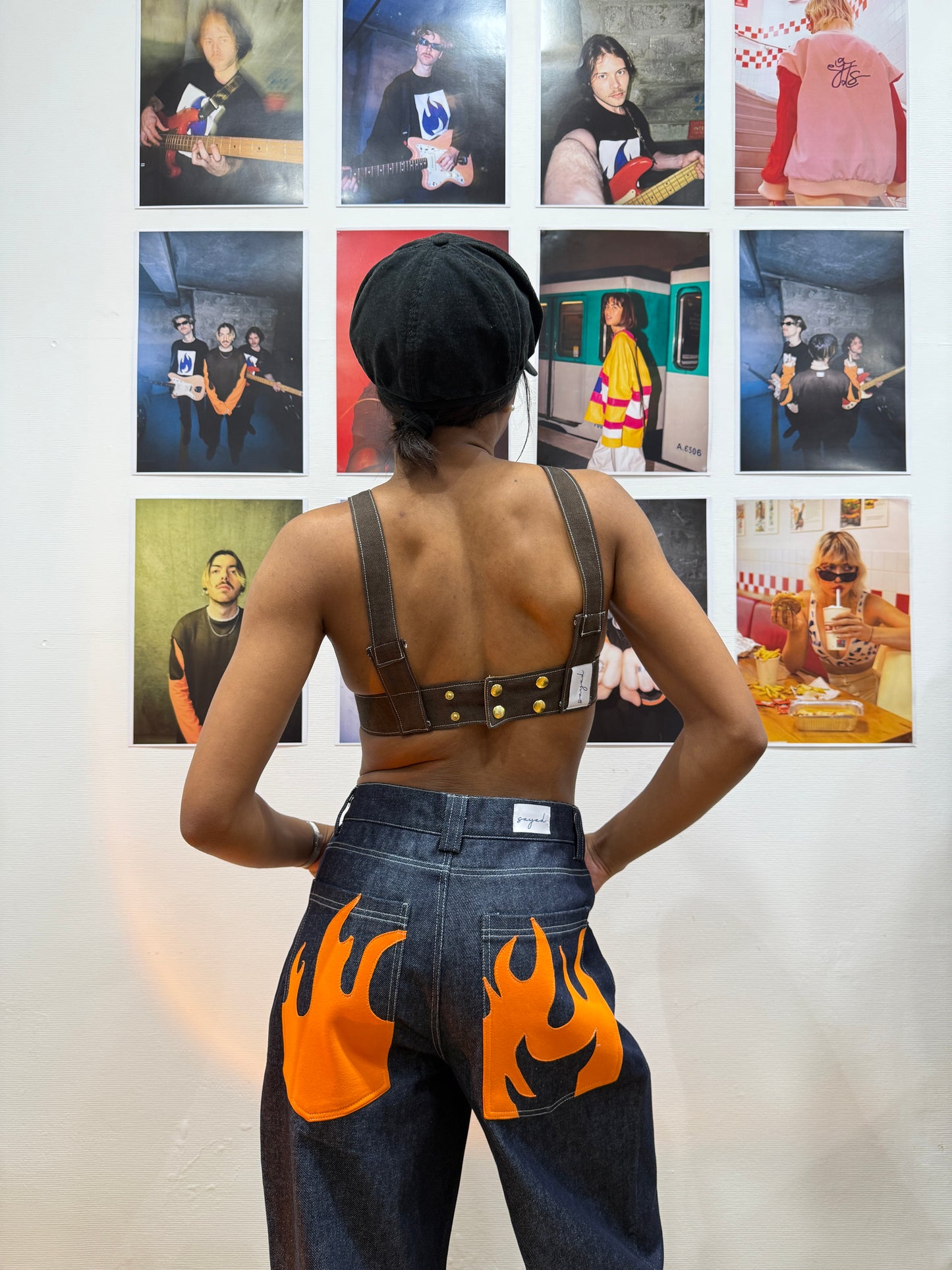 Baggy feu aux fesses