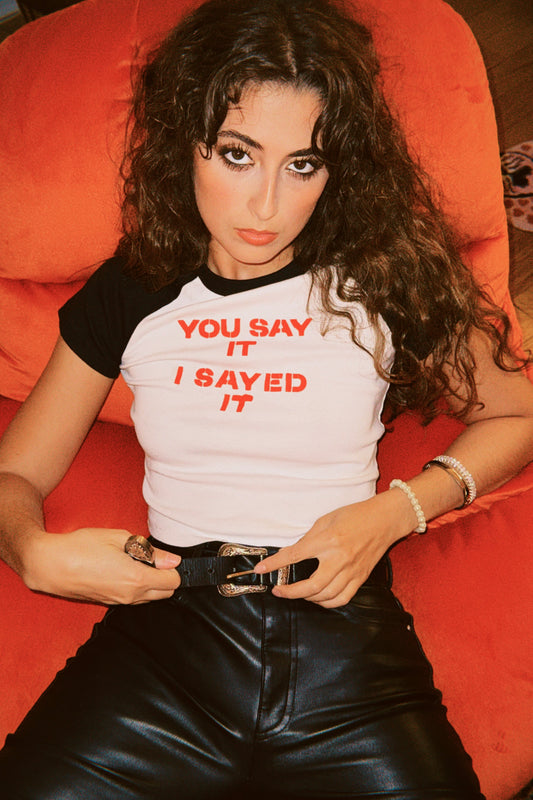 T-shirt court « I Sayed it »