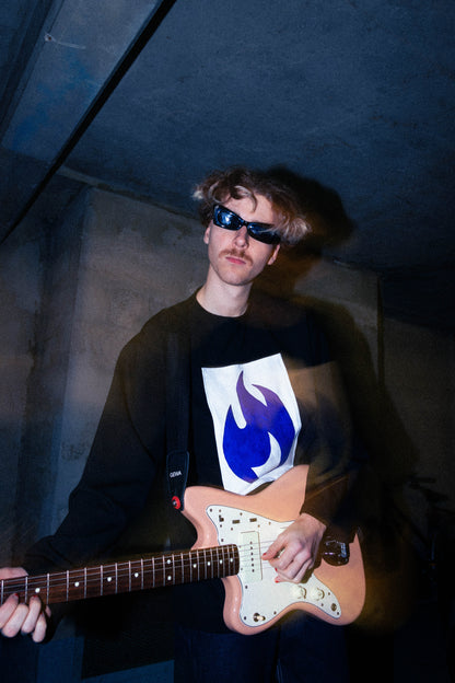 Blue flame manches longues