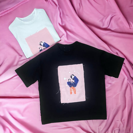 T-shirt pink attitude