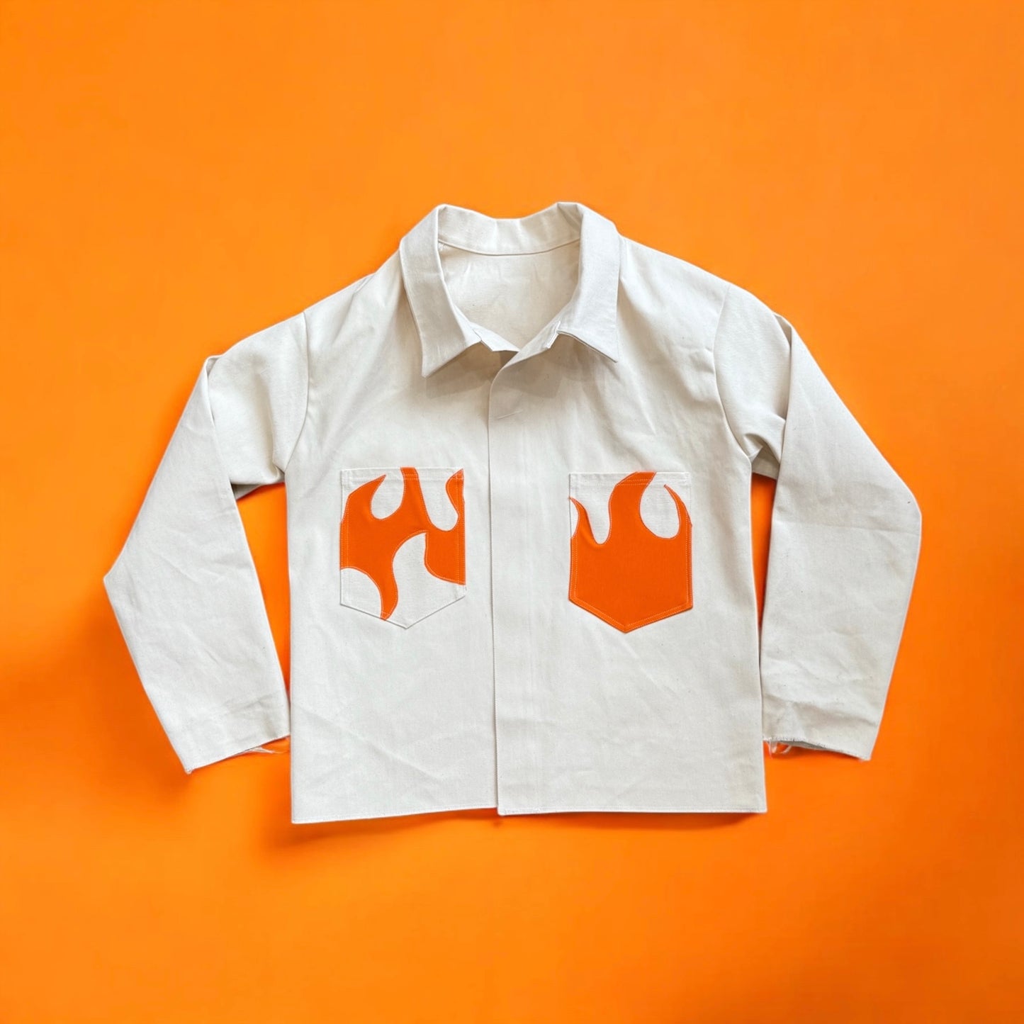 Veste flamme en toile de coton